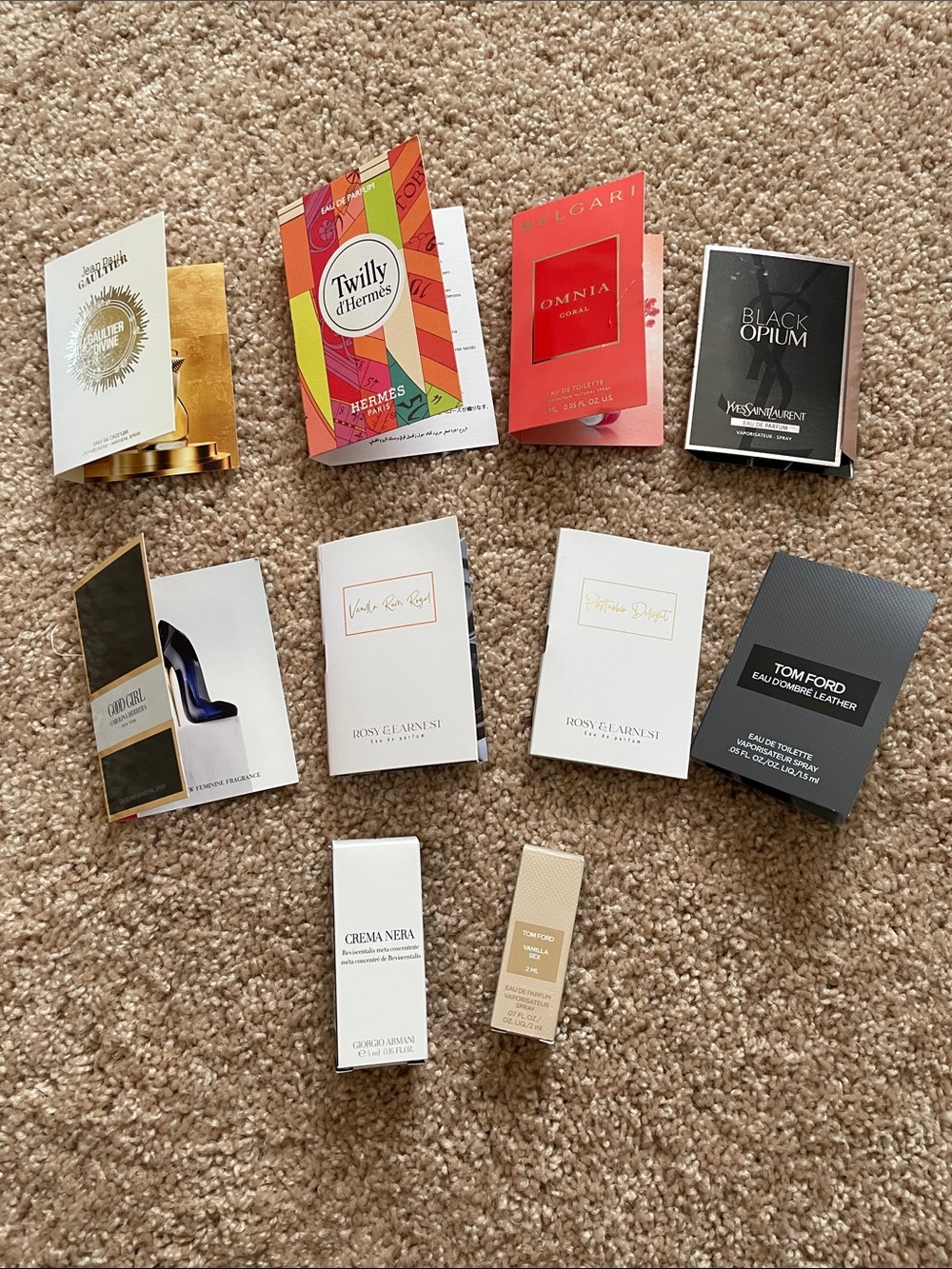 Bundle of 10 Prestige Samples